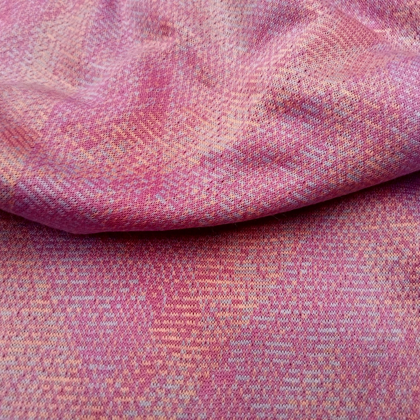 Fleck- cotton knit fabric - sold by 1/2mtr