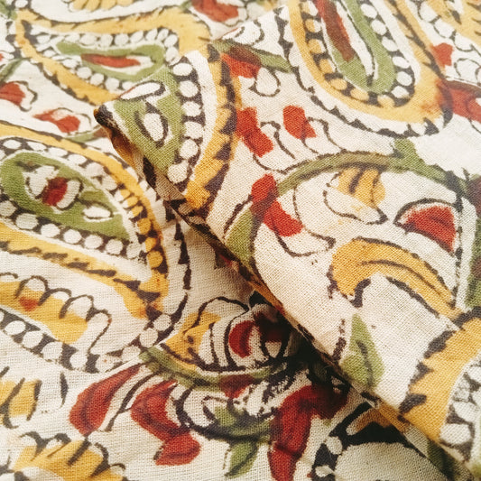 Indian cotton paisley design - 1.50mtrs