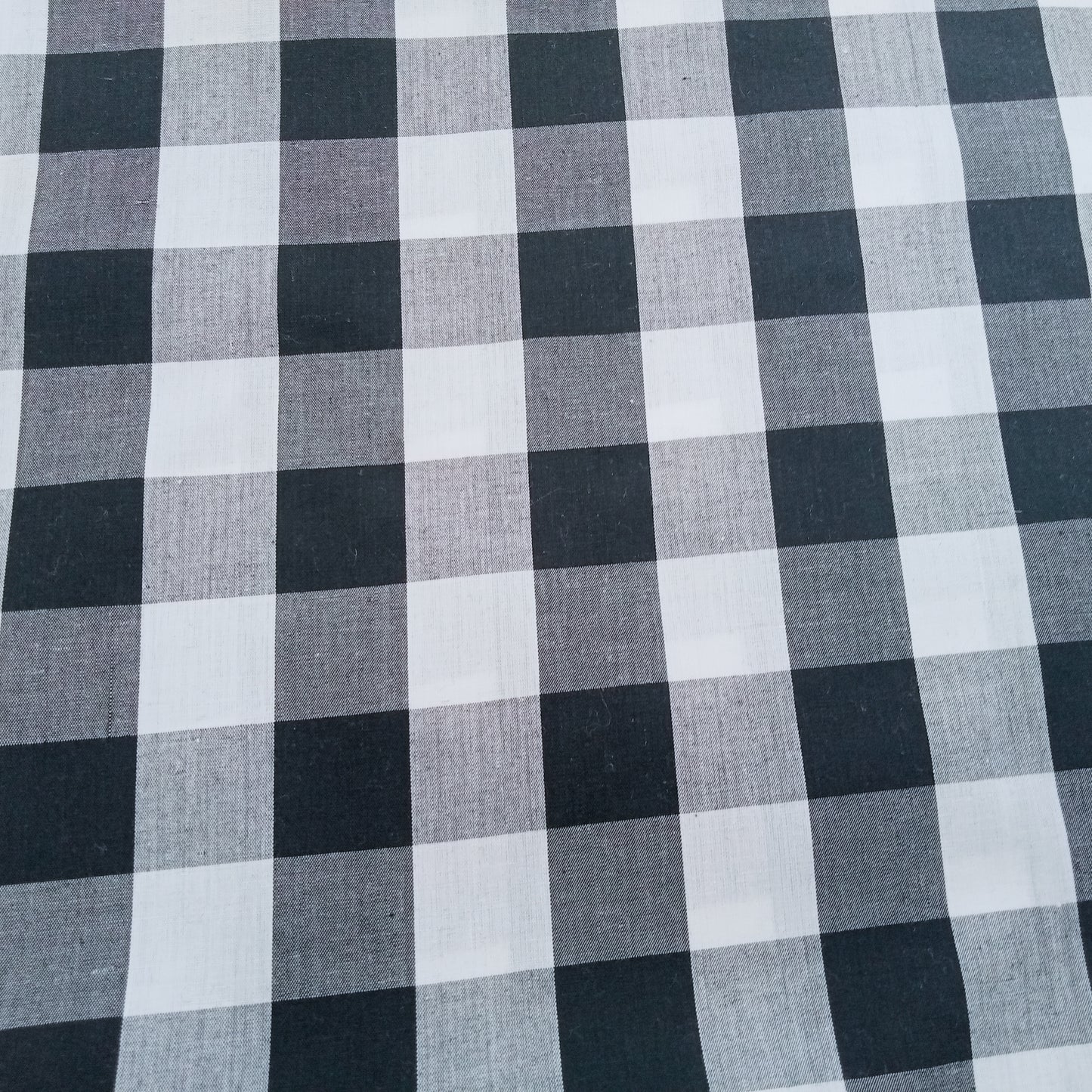 1" gingham fabric - sold by 1/2mtr
