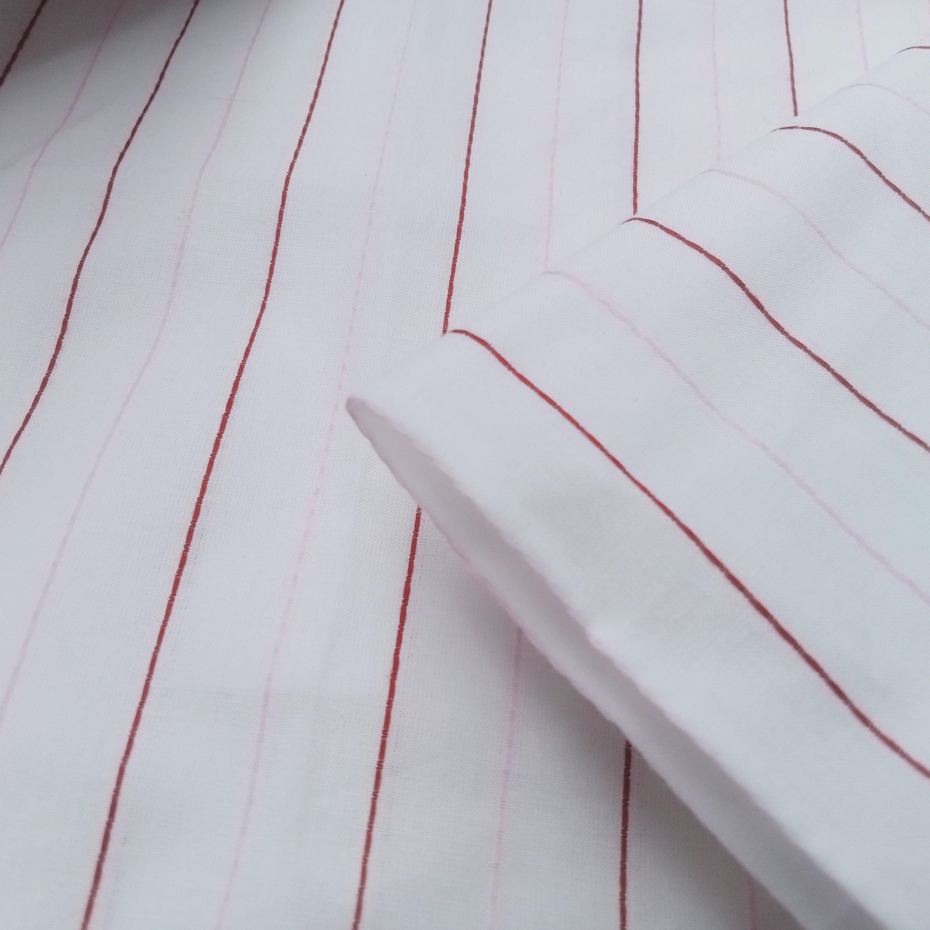 Pinstripe Woven Cotton Fabric Sold By 12mtr Janies Fabrics 4621