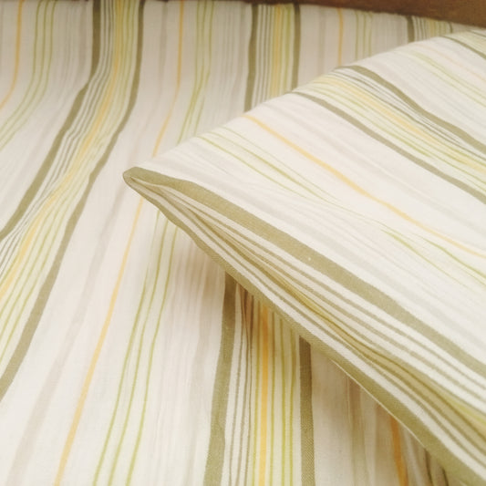 tiffany - crushed stripe cotton fabric - sold by 1/2mtr