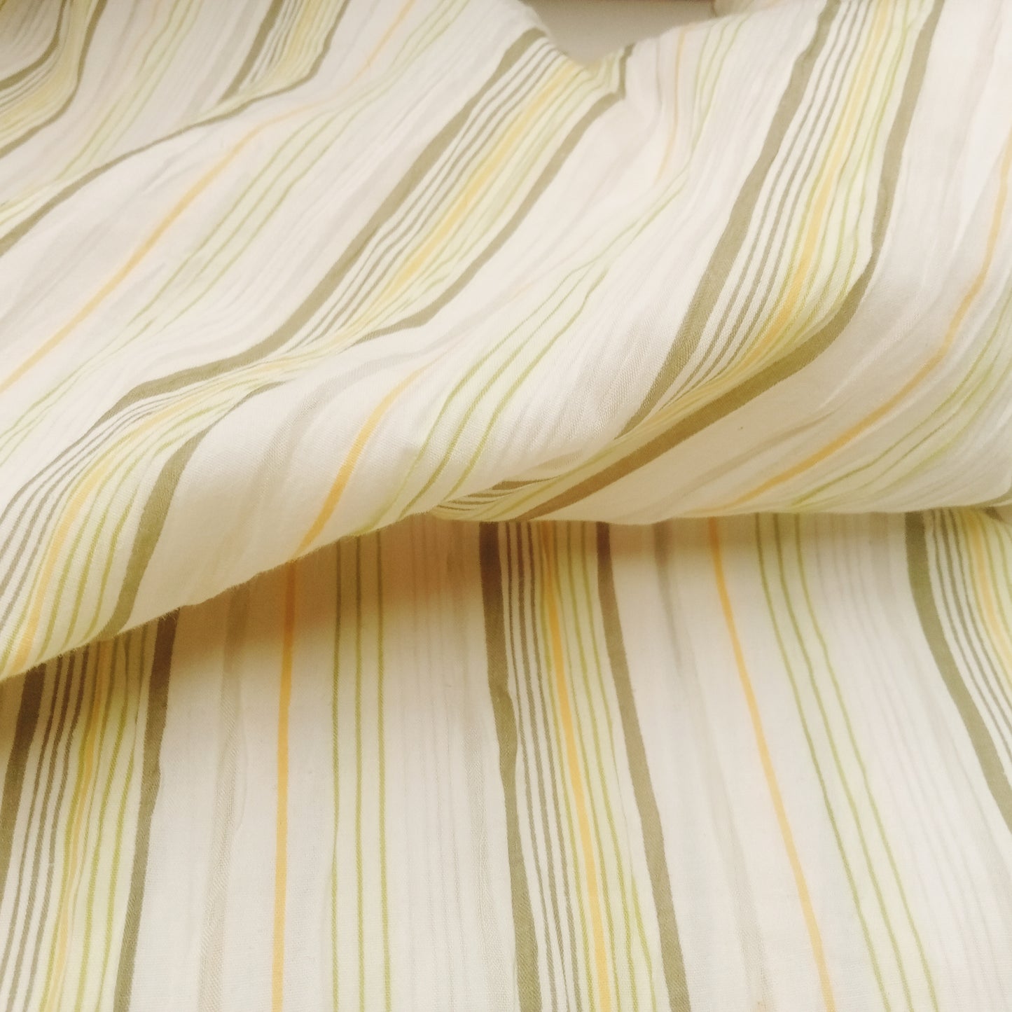 tiffany - crushed stripe cotton fabric - sold by 1/2mtr