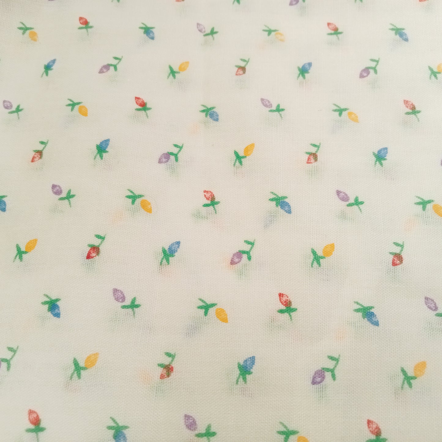 Bulb floral printed cotton fabric - 1.80mtrs