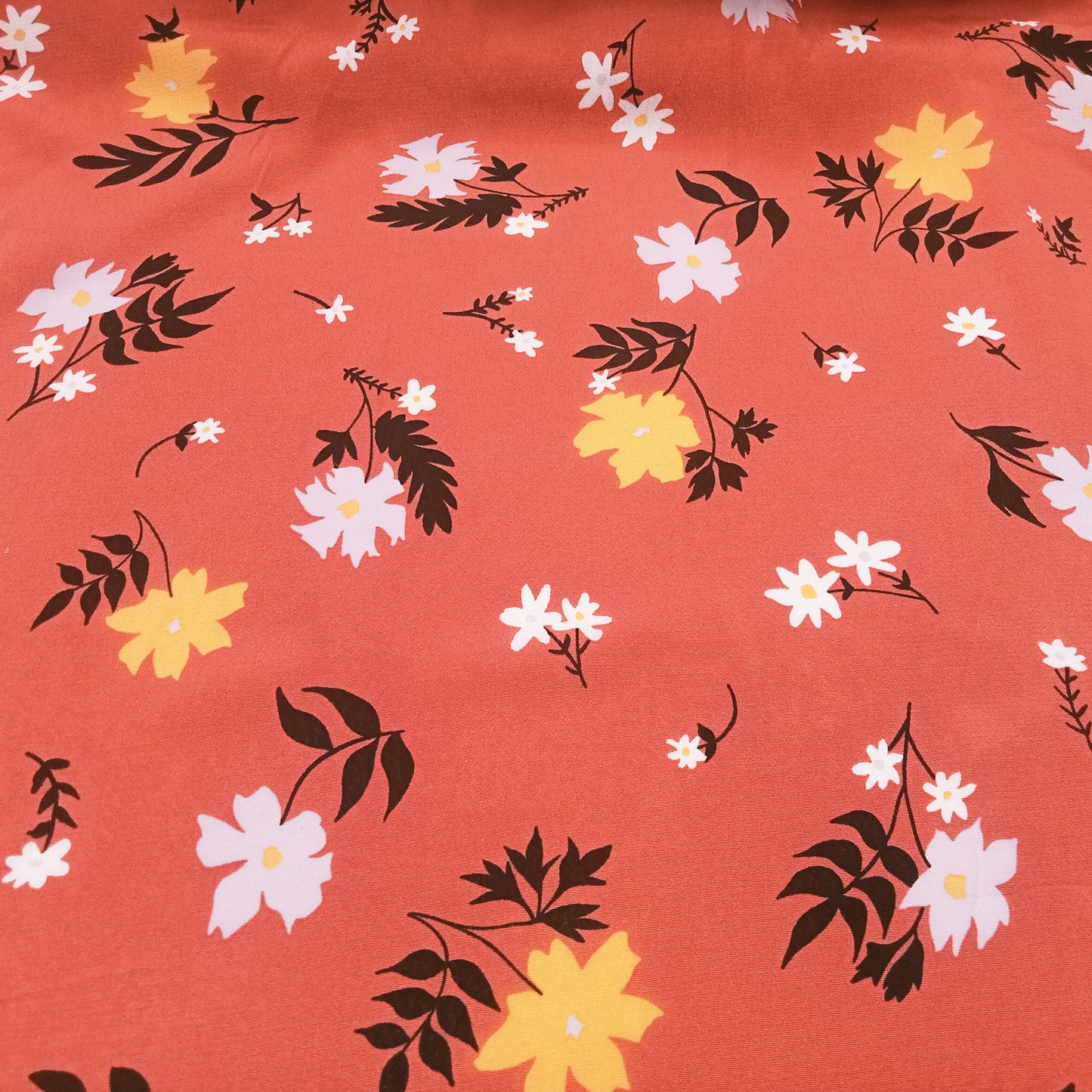 Annie- floral printed woven fabric -sold by 1/2mtr