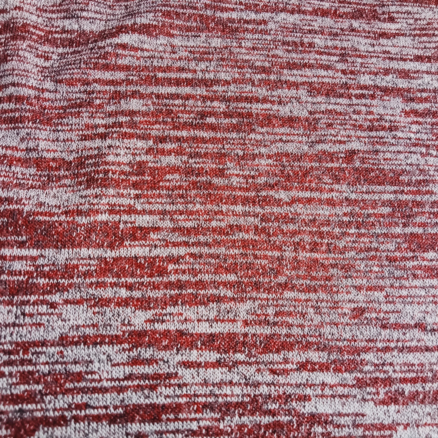 Marble knit - red/grey - sold by 1/2mtr