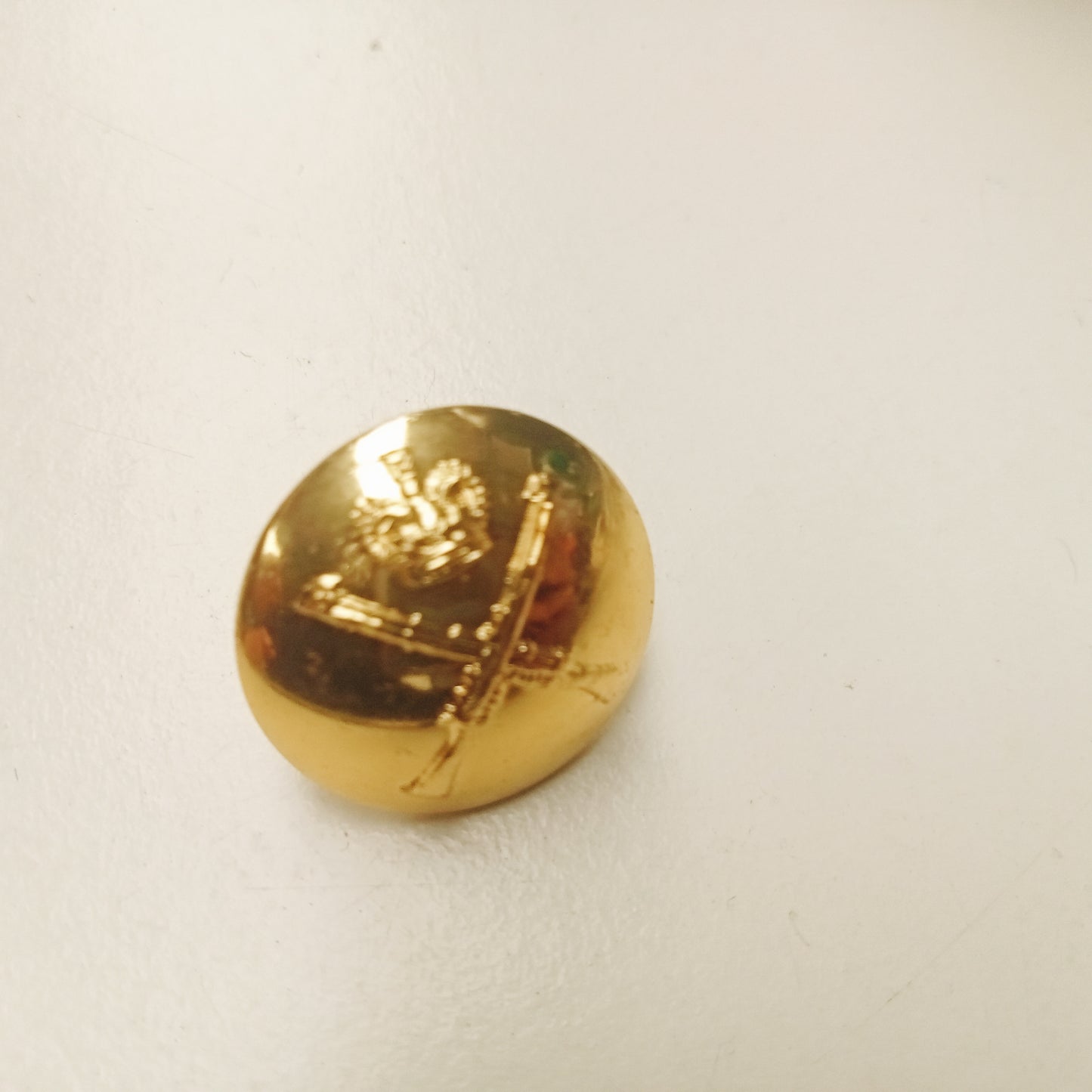 Gold shank metal  buttons - 2