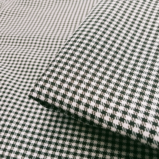 Houndstooth bengaline woven fabric - sold by 1/2mtr