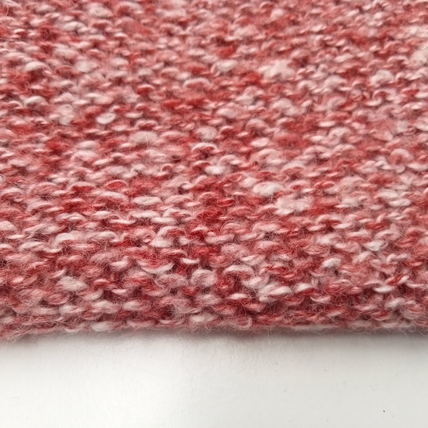 Coddle - Wool blend knit fabric - red/white