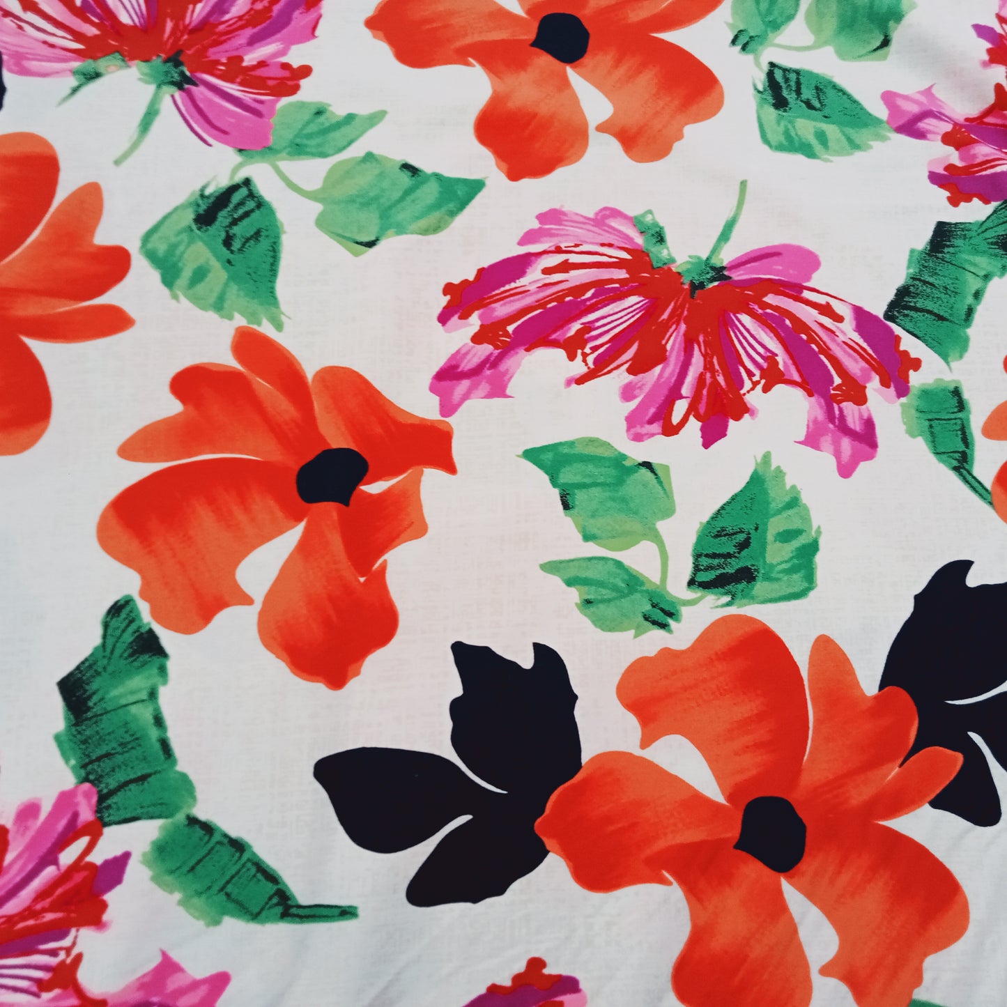 Janelle - floral printed stretch fabric -  1.00mtr