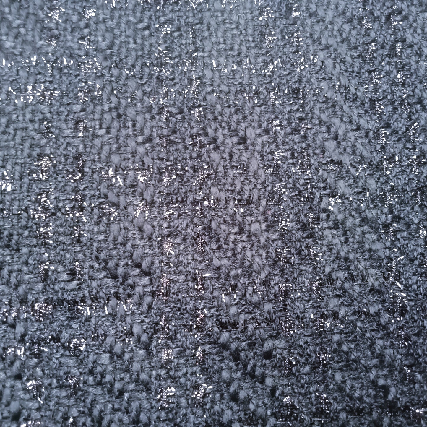 Shimmer suiting fabric - black - sold by 1/2mtr