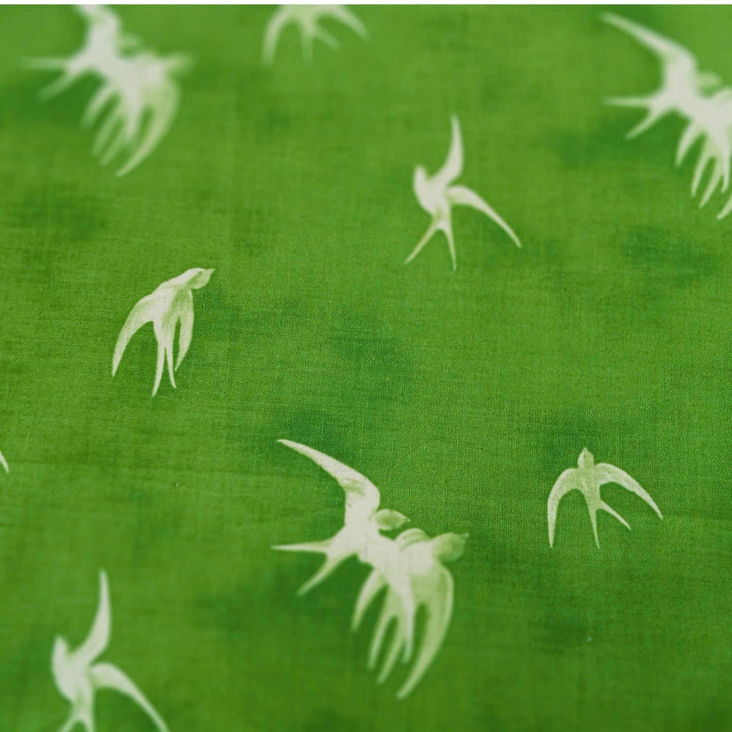 Doves - woven cotton/linen