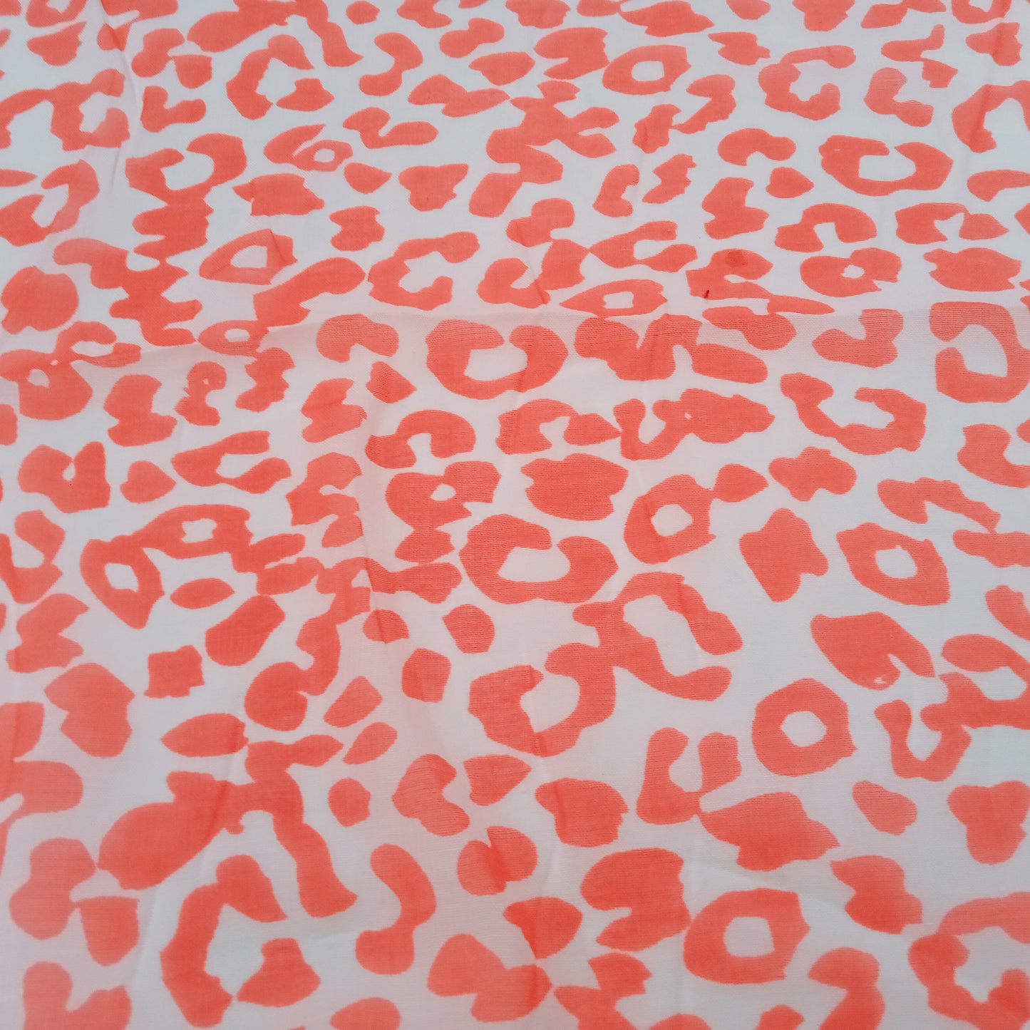 leopard printed cotton voile - sold by 1/2mtr