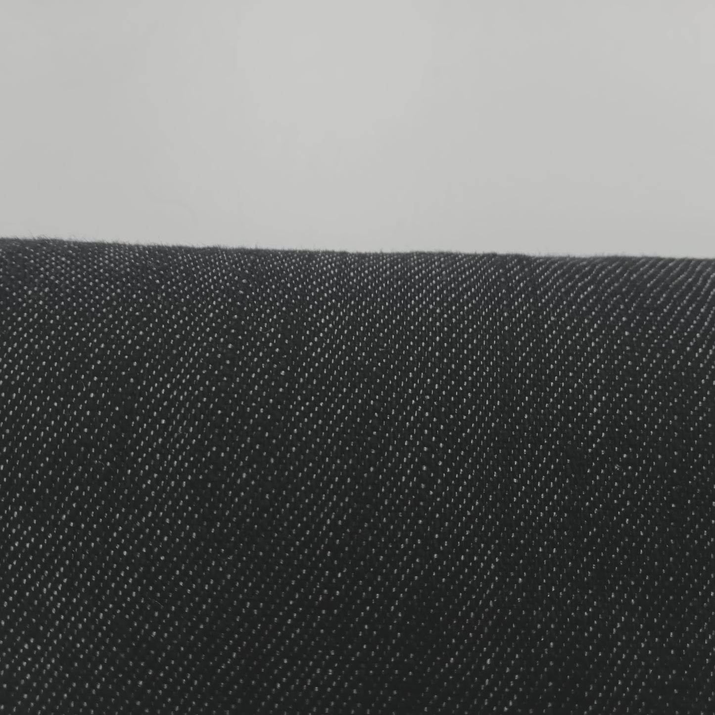 Smokey grey stretch denim fabric - sold by 1/2mtr