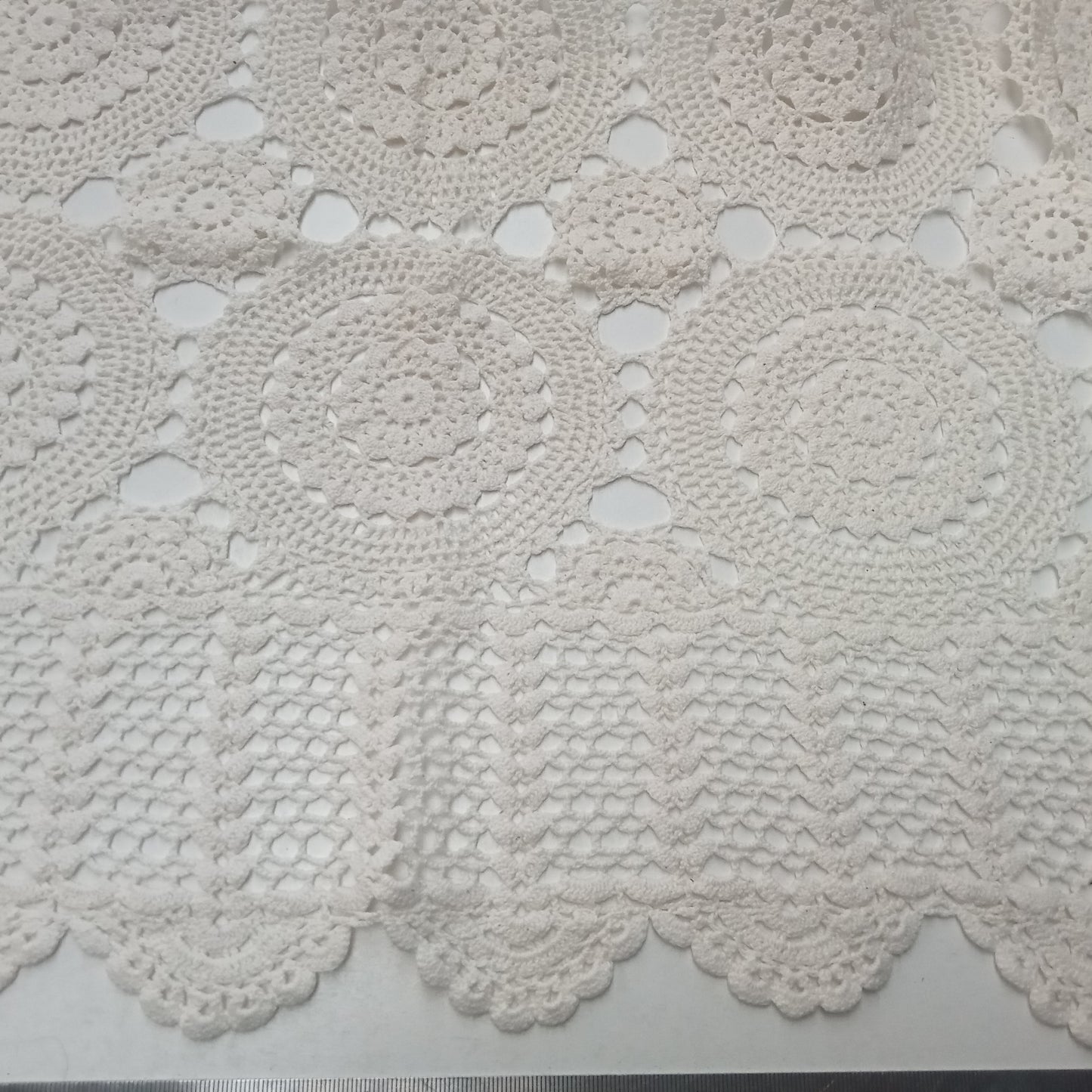 Vintage crochet tablecloth - 2.30mtrs