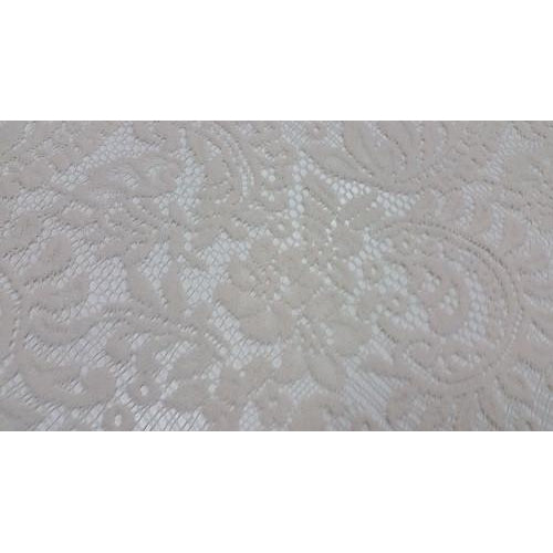Stunning lace fabric - echre sold by 1/2mtr