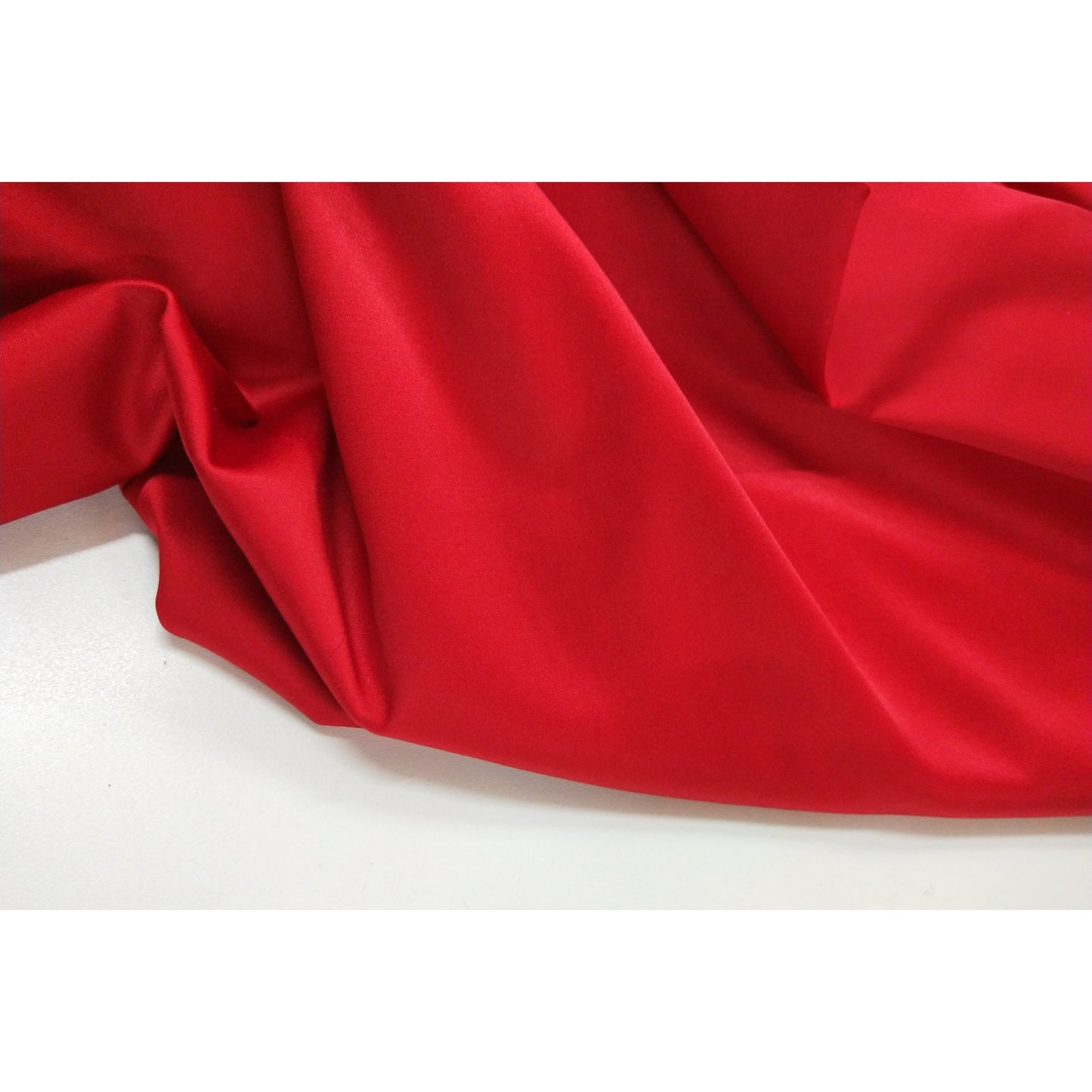 ruby red - stretch cotton sateen