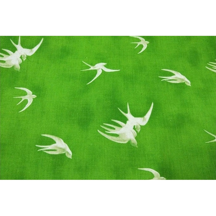 Doves - woven cotton/linen