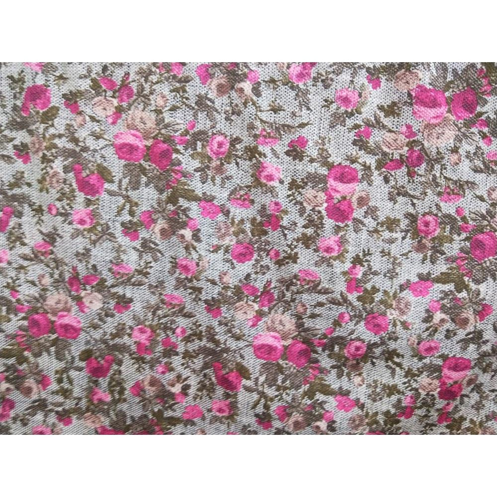 rose printed jersey - sold by 1/2mtr