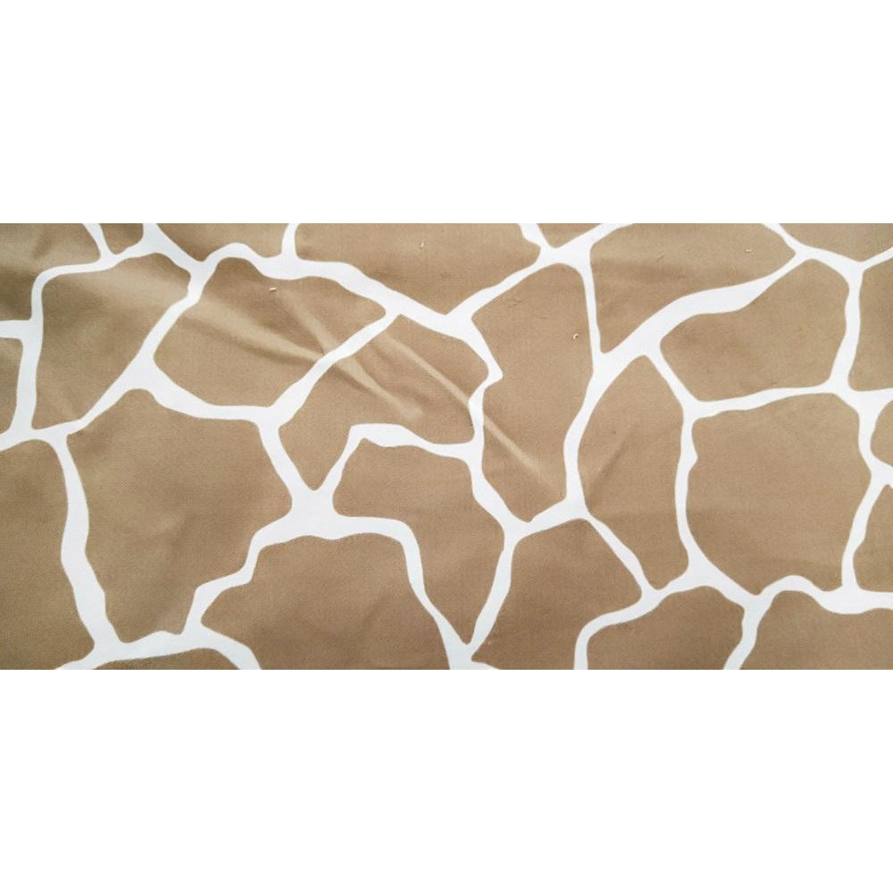 giraffe inspired printed stretch corduroy- sold by 1/2mtr