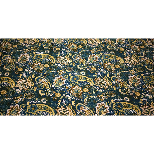 paisley printed jersey -sold by 1/2mtr