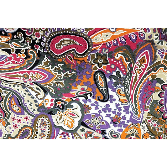 Moira- paisley printed knit jersey - sold by 1/2mtr