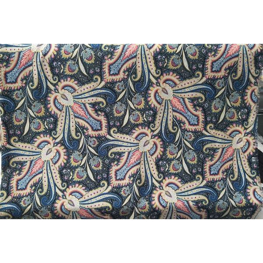 Paisley printed woven fabric - sold by 1/2mtr