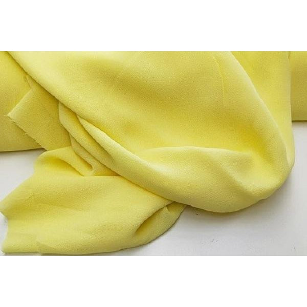 Lemoncello - woven crepe fabric -sold by 1/2mtr