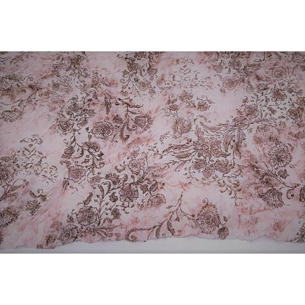 floral printed stretch mesh - sold by 1/2mtr