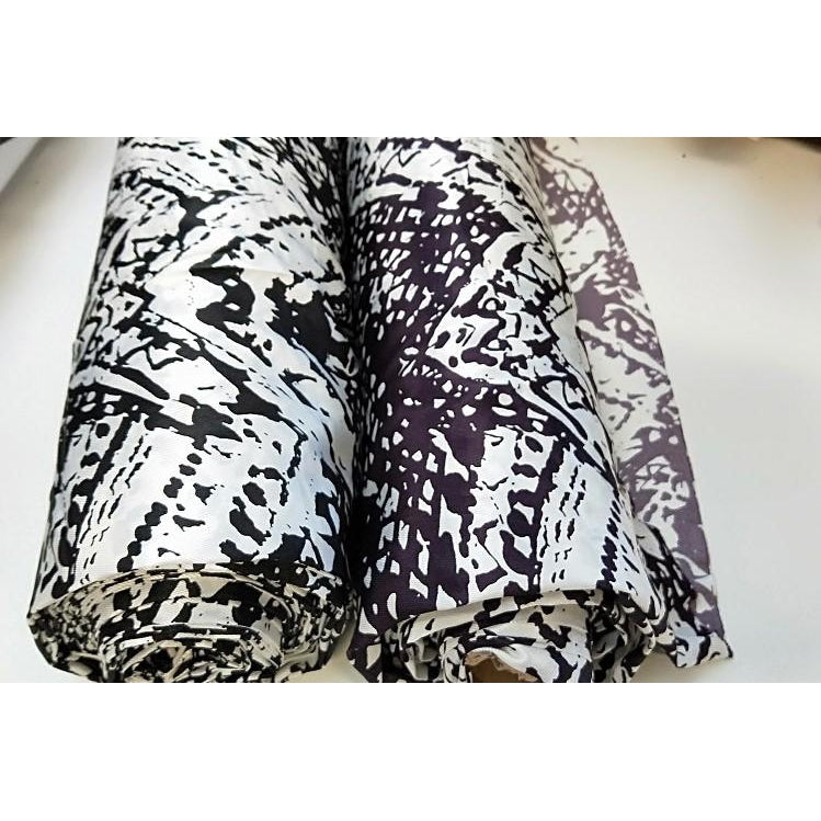 caroline - abstract design twill woven fabric