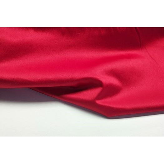 ruby red - stretch cotton sateen