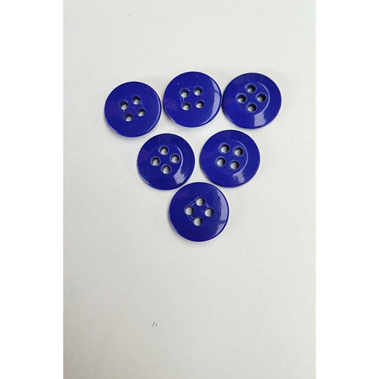 royal blue plastic buttons