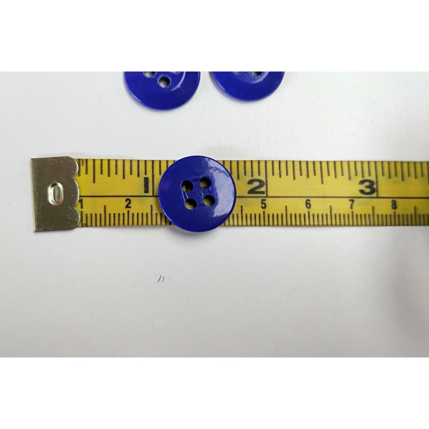 royal blue plastic buttons