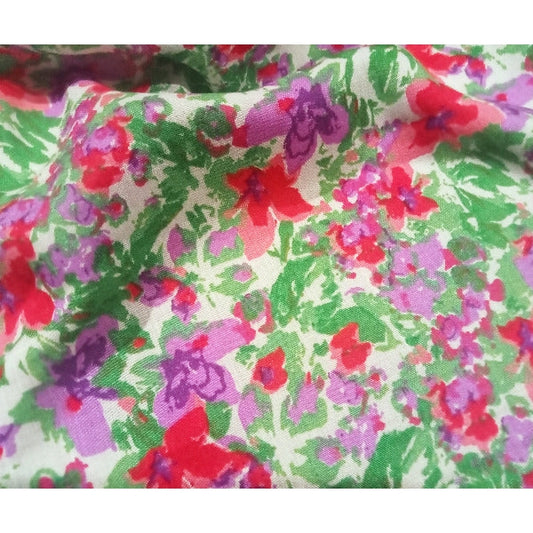 Charmaine - floral printed cotton lawn -sold by 1/2mtr