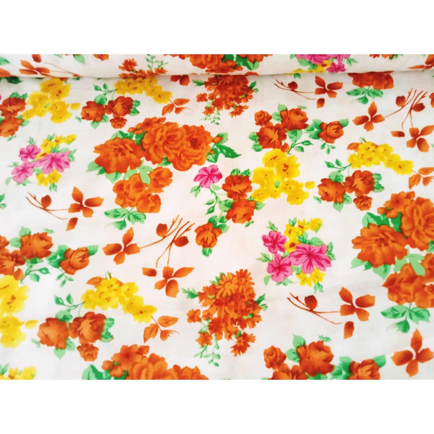 Louise - floral printed cotton lawn -sold by 1/2mtr